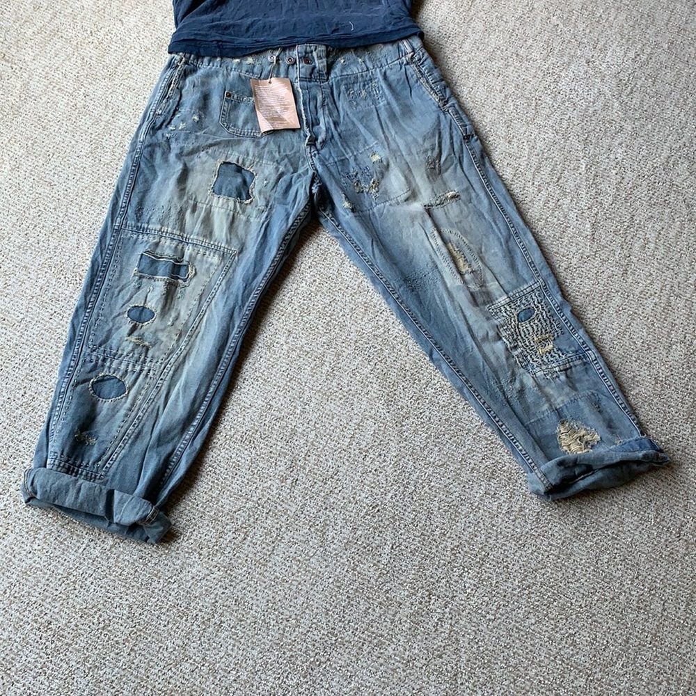 Magnolia Pearl Geordie Distressed Jean